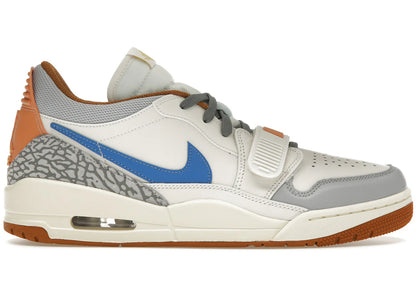 Jordan Legacy 312 Low Phantom Amber Brown Star Blue