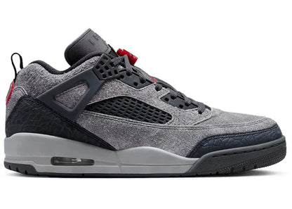 Jordan Spizike Low Anthracite Gym Red