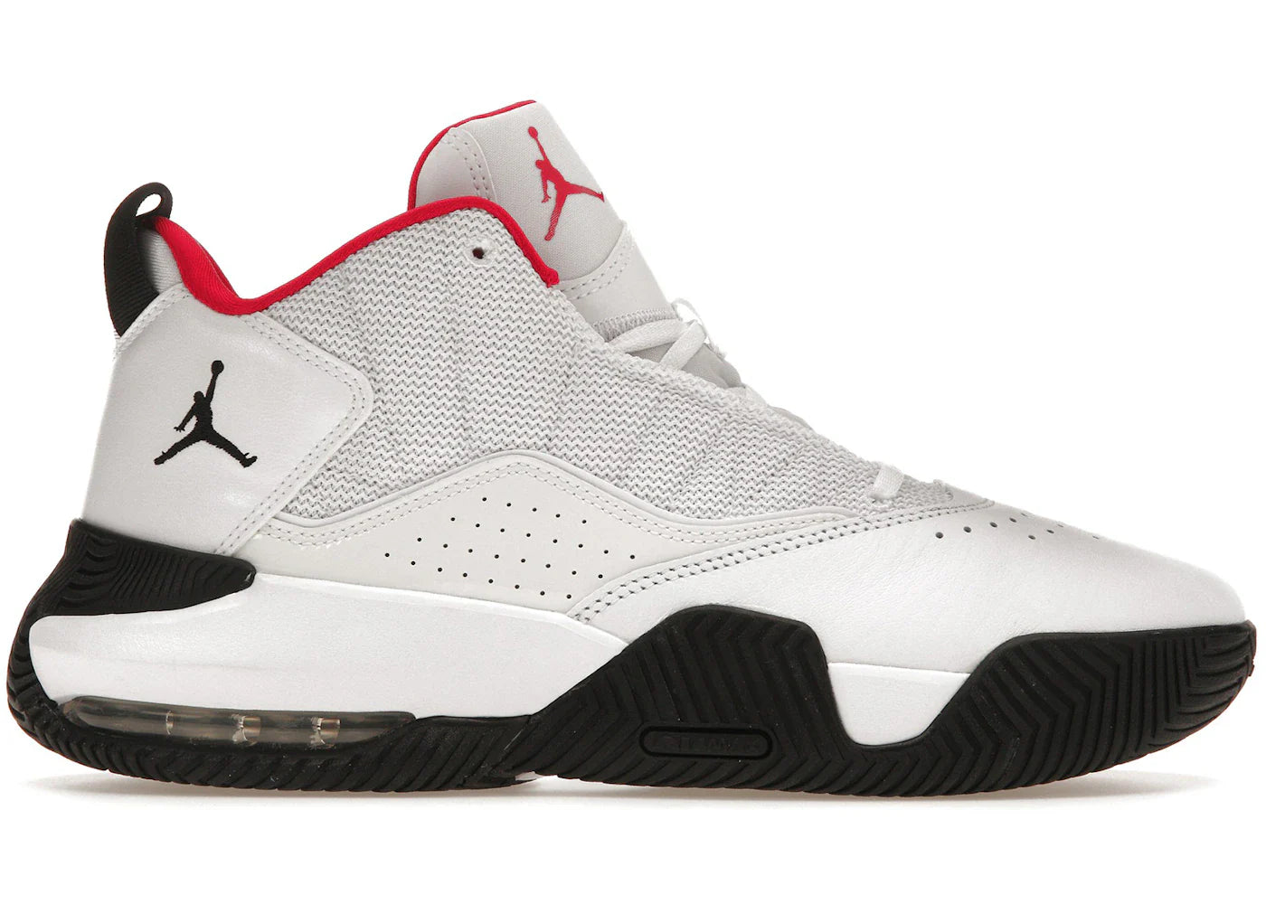 Jordan Stay Loyal White Red Black