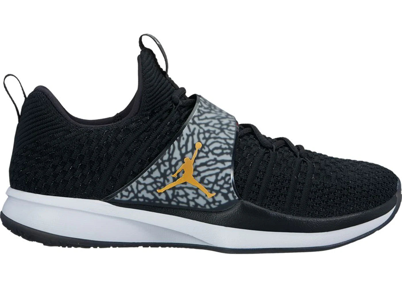 Jordan Trainer 2 Flyknit Black Metallic Gold