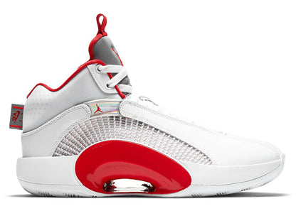 Jordan XXXV Fire Red (White Sole)