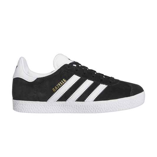 adidas Gazelle Core Black Cloud White Gold Metallic (PS)