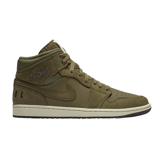 Jordan 1 Mid Olive Canvas (2018)