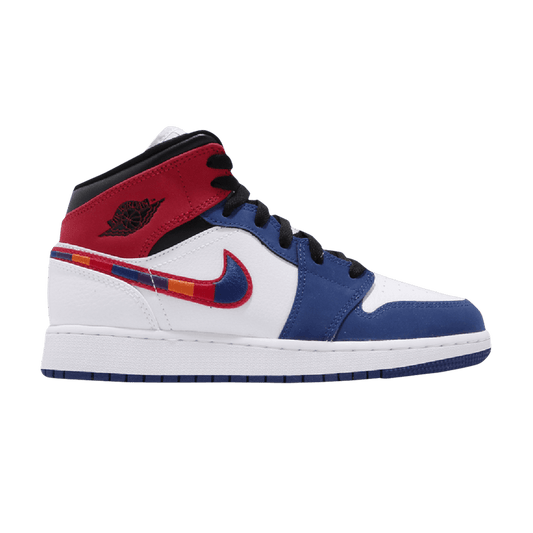 Jordan 1 Mid Rush Blue University Red (PS)