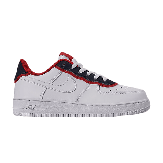 Nike Air Force 1 Low Double Layer White Obsidian Red (PS)