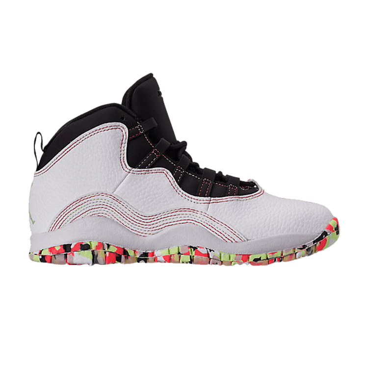 Jordan 10 Retro White Barely Volt Ember Glow (PS)