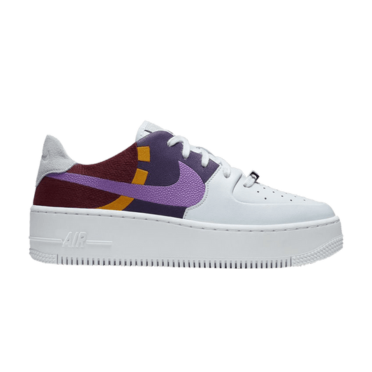 Nike Air Force 1 Sage Low LX Grey Dark Orchid (Women's)