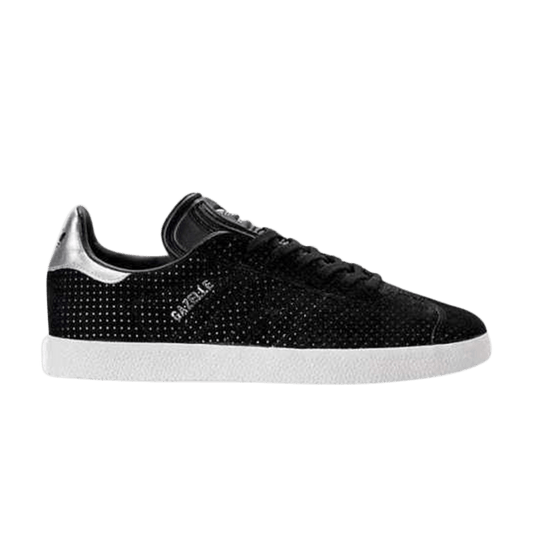 adidas Gazelle Core Black Silver Metallic (Women's)