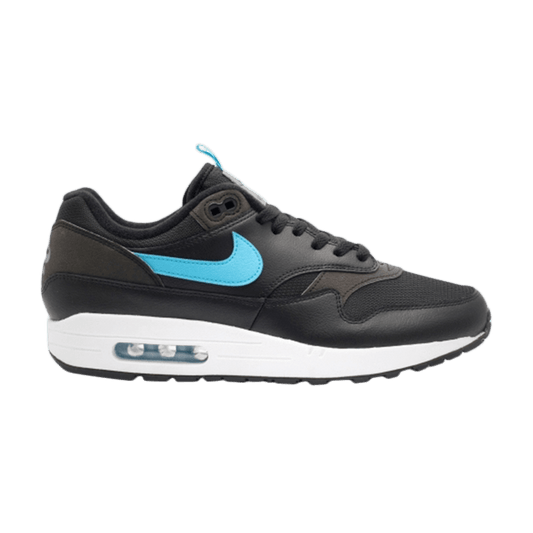 Nike Air Max 1 Tongue Tab Black Blue Fury