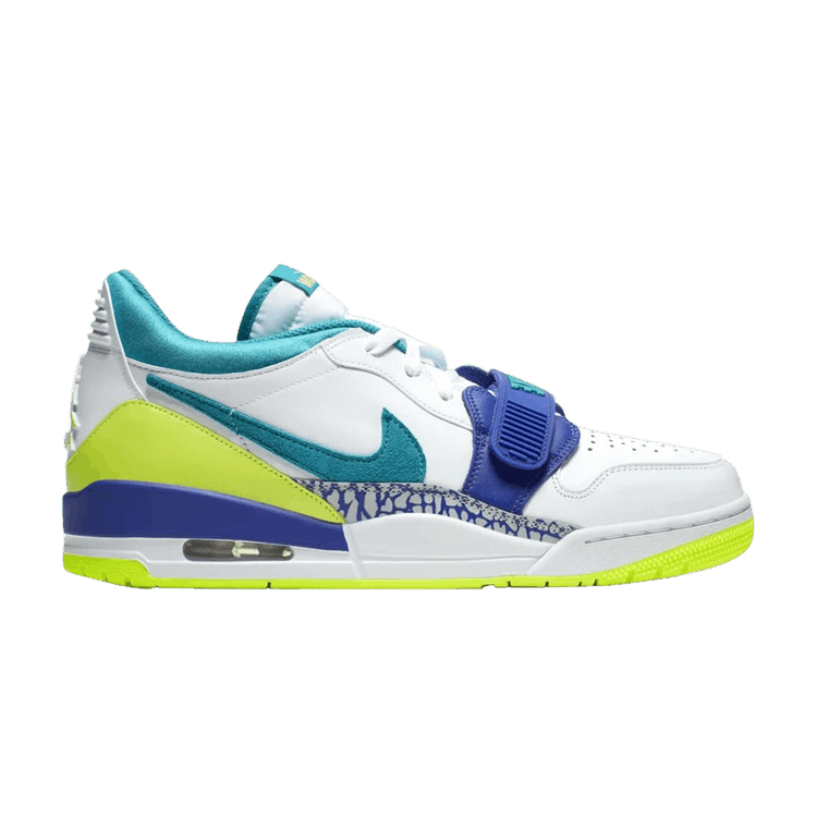 Jordan Legacy 312 Low Ultramarine Neon Yellow Aquamarine