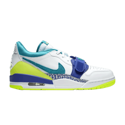 Jordan Legacy 312 Low Ultramarine Neon Yellow Aquamarine