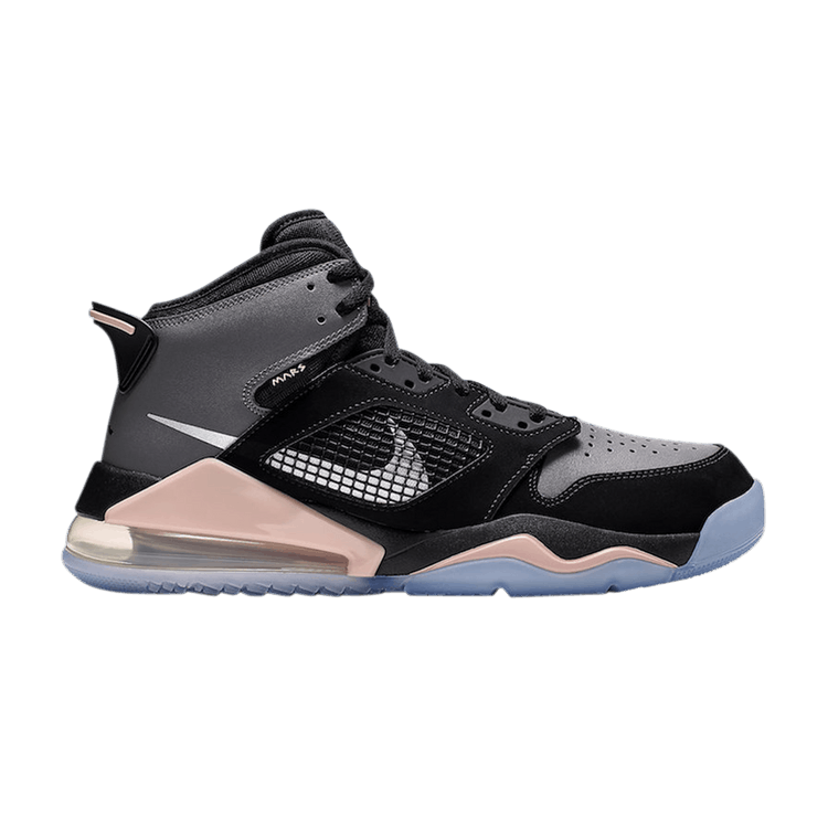Jordan Mars 270 Black Gunsmoke Crimson Tint