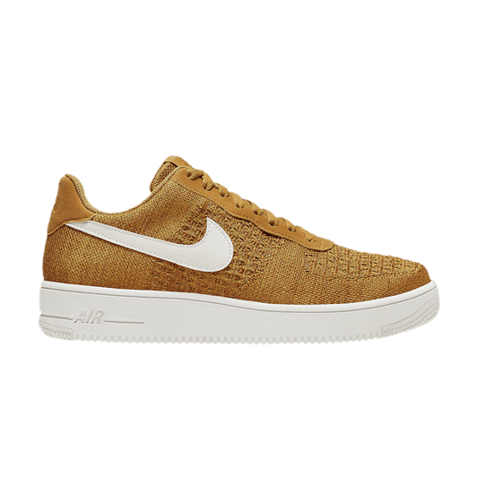 Nike Air Force 1 Flyknit 2.0 Gold Suede