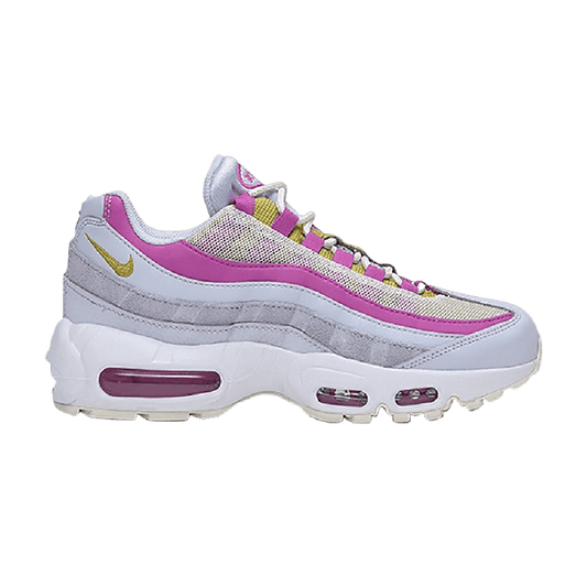 Nike Air Max 95 Football Grey Saffron Quartz Fire Pink (Women's)