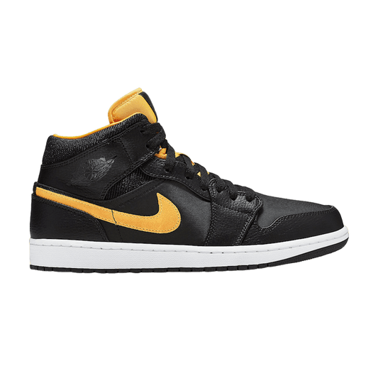 Jordan 1 Mid Black University Gold