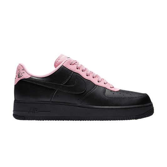 Nike Air Force 1 Low Quilted Heel Black Pink