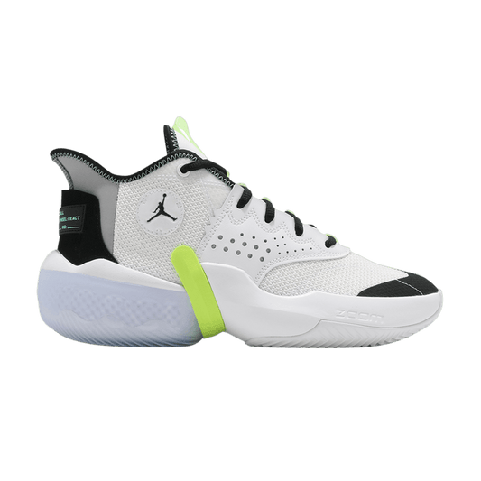 Jordan React Elevation PF White Black Green Glow