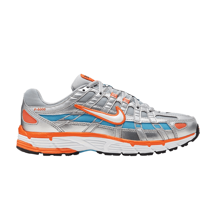 Nike P-6000 Metallic Silver Crimson Blue Fury (Women's)