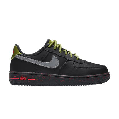Nike Air Force 1 Low Black Asparagus (PS)