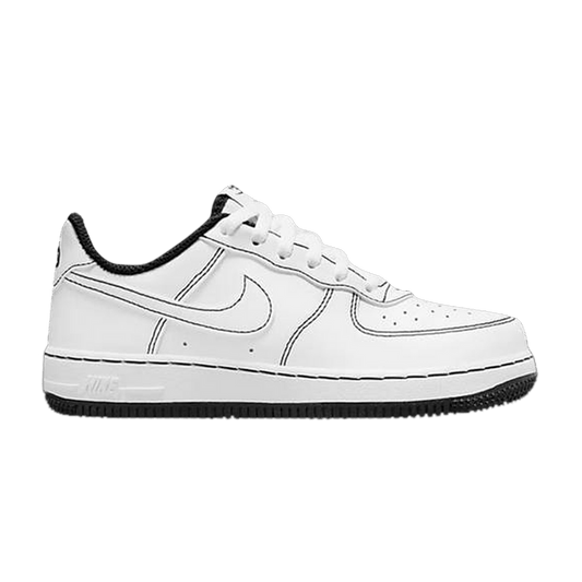 Nike Air Force 1 Low White Black Contrast Stitch (PS)