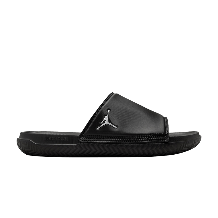 Jordan Play Slide Black Metallic Silver
