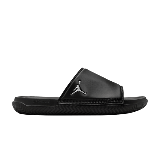 Jordan Play Slide Black Metallic Silver