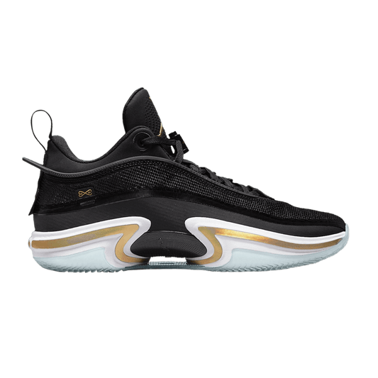 Jordan 36 Low Black Gold (Clear Sole)