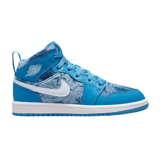 Jordan 1 Mid Washed Denim (PS)