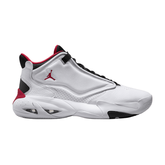 Jordan Max Aura 4 White Black University Red