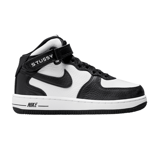 Nike Air Force 1 Mid Stussy Light Bone Black (PS)