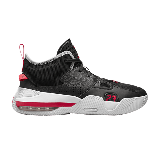 Jordan Stay Loyal 2 Black University Red Wolf Grey White