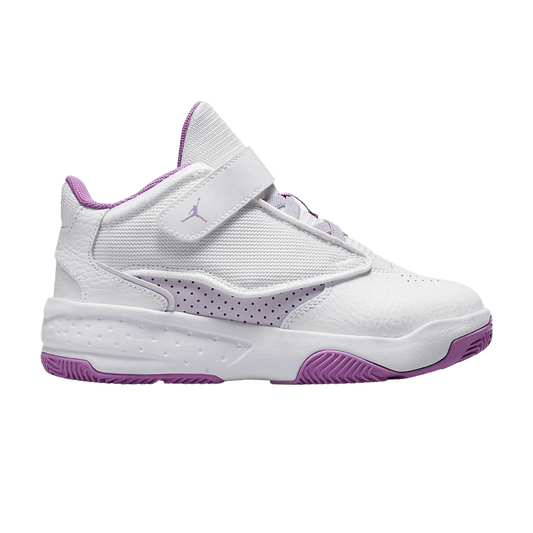 Jordan Max Aura 4 White Barely Grape Rush Fuchsia (PS)