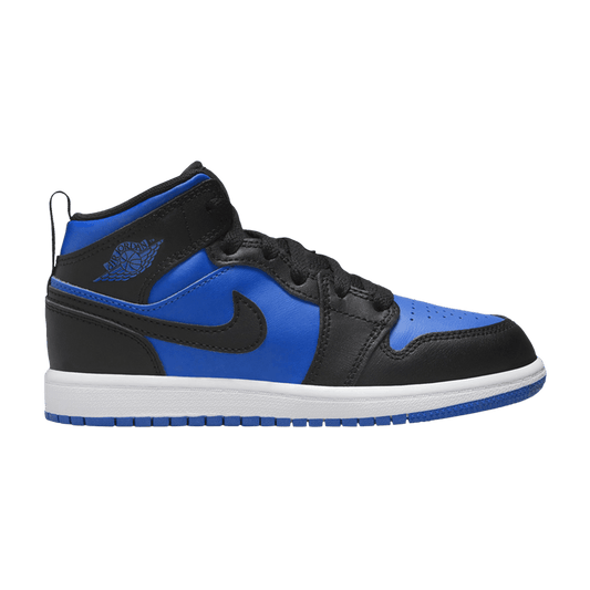 Jordan 1 Mid Black Royal Blue (PS)