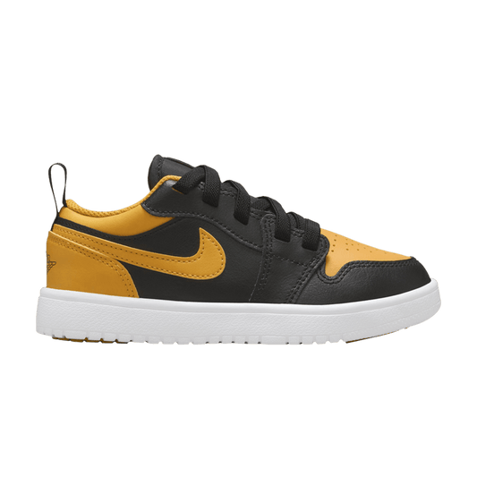 Jordan 1 Low ALT Black White Yellow Ochre (PS)