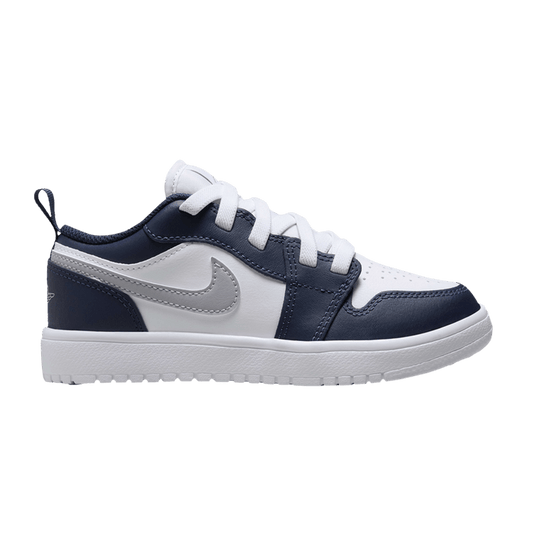 Jordan 1 Low ALT White Midnight Navy Wolf Grey (PS)