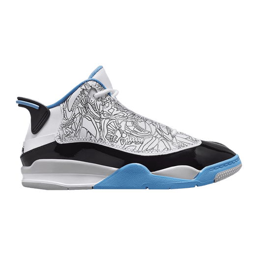 Jordan Dub Zero White Black Neutral Grey University Blue (PS)
