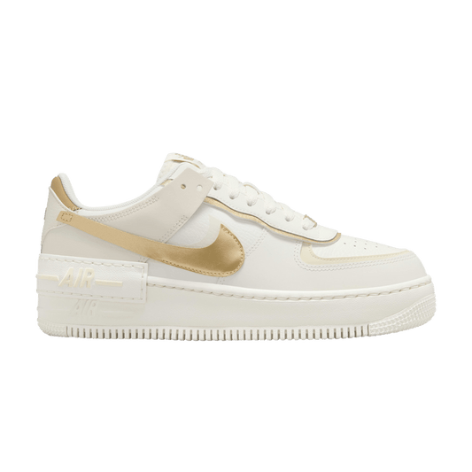 Nike Air Force 1 Shadow Sail Coconut Milk Metallic Gold (Women's)