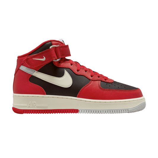 Nike Air Force 1 Mid LV8 Split Black Red