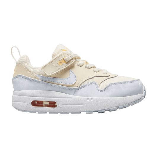 Nike Air Max 1 EasyOn Pale Ivory Melon Tint White Football Grey (PS)