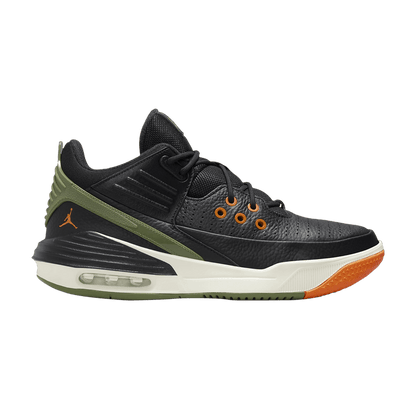 Jordan Max Aura 5 Black Bright Mandarin Sail Sky J Light Olive