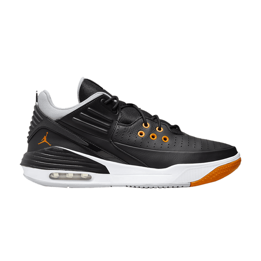 Jordan Max Aura 5 Black Wolf Grey White Magma Orange