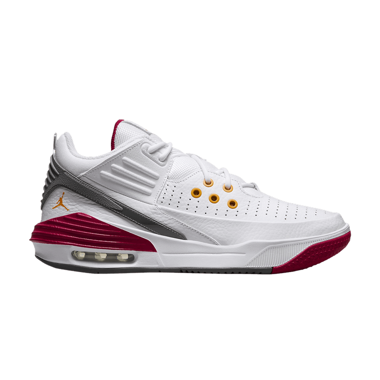 Jordan Max Aura 5 White Cardinal Red