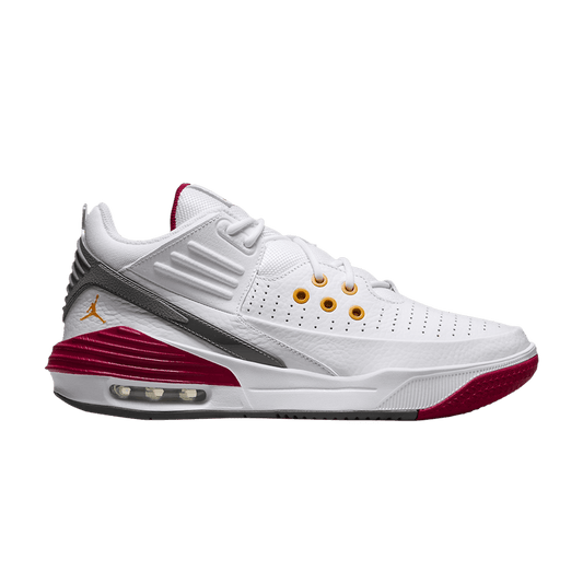 Jordan Max Aura 5 White Cardinal Red