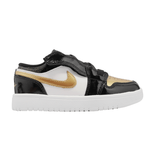 Jordan 1 Low ALT Black Metallic Gold White (PS)