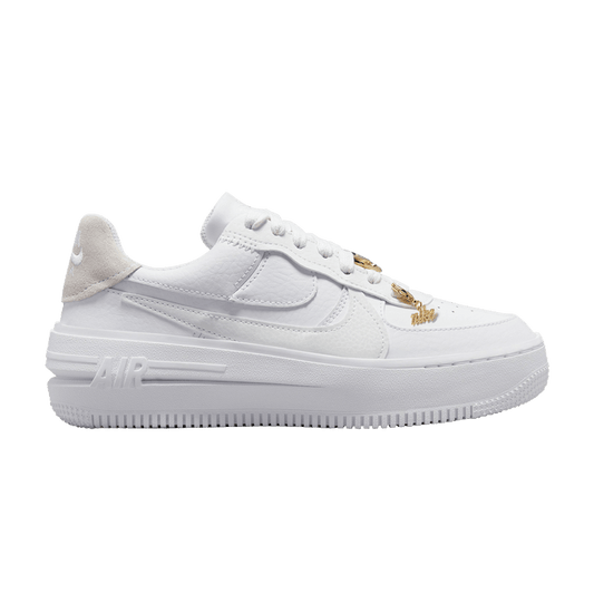Nike Air Force 1 Low PLT.AF.ORM Bling White Metallic Gold (Women's)