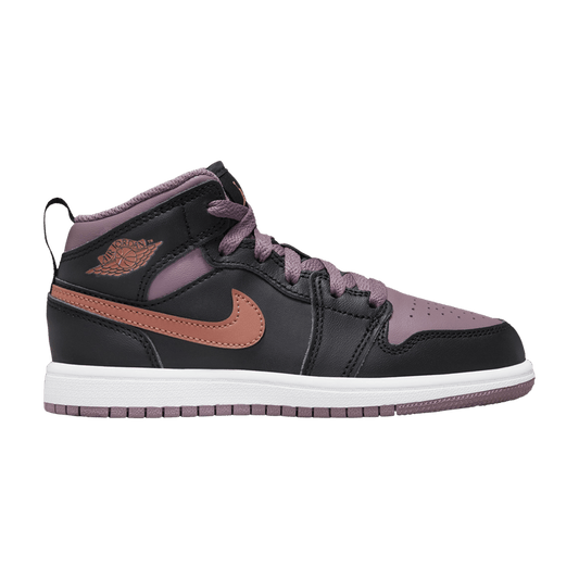 Jordan 1 Mid SE Black Sky J Mauve White Sky J Orange (PS)