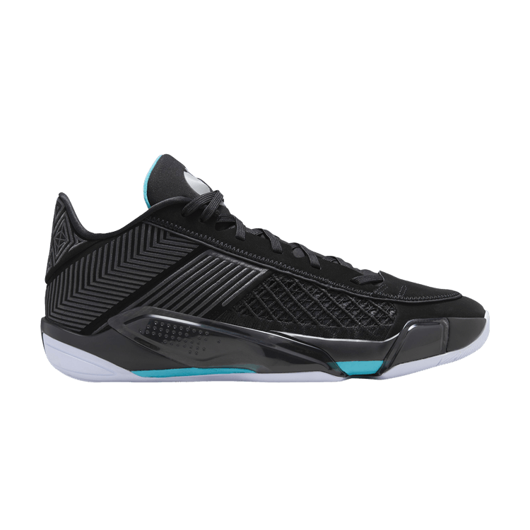 Jordan 38 Low PF Black Gamma Blue (Grey Sole)