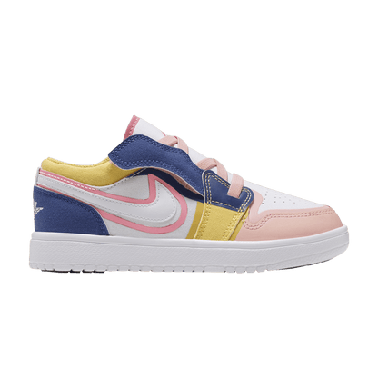 Jordan 1 Low ALT SE White French Blue Topaz Gold Coral Chalk (PS)