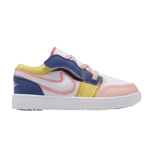 Jordan 1 Low ALT SE White French Blue Topaz Gold Coral Chalk (PS)