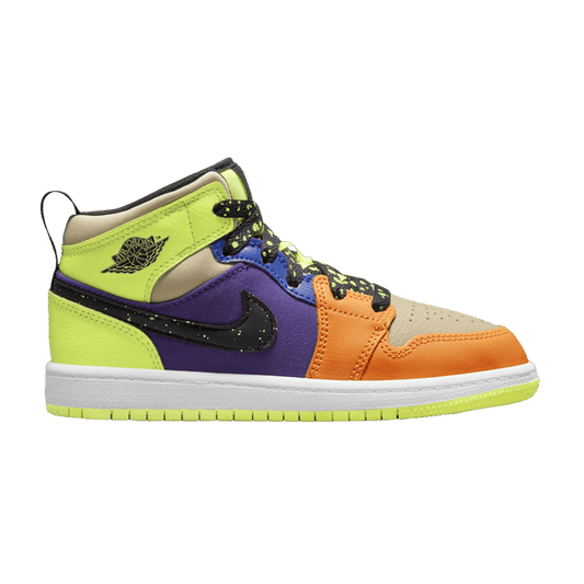 Jordan 1 Mid SE Volt Vivid Orange (PS)